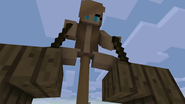 Горячие пиксели: дикая ночь в мире Minecraft