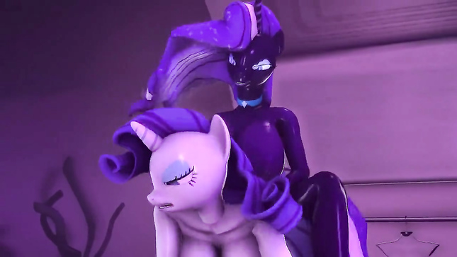 Май Литл Пони меняют позы и дерут друг друга