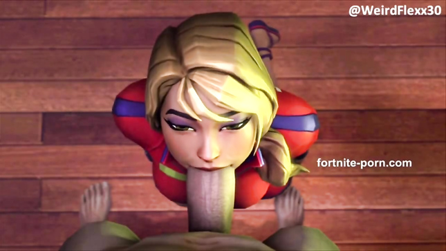 Порно кроссовер Fortnite и Overwatch