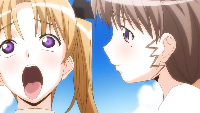 Хентай с лесбиянками на пляже