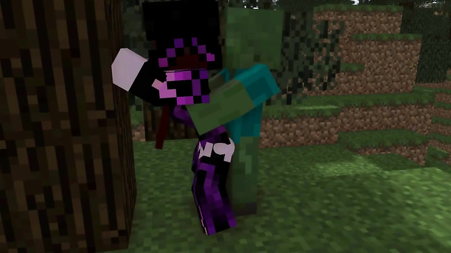 Зомби отодрал Эндер-девчонку посреди леса