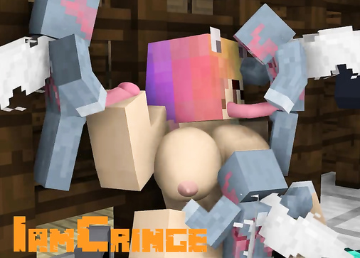 Кубическая сучка с круглыми сиськами трахается с ангелами