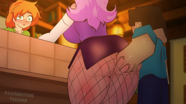 Майнкрафт 3д Хентай порно мультик